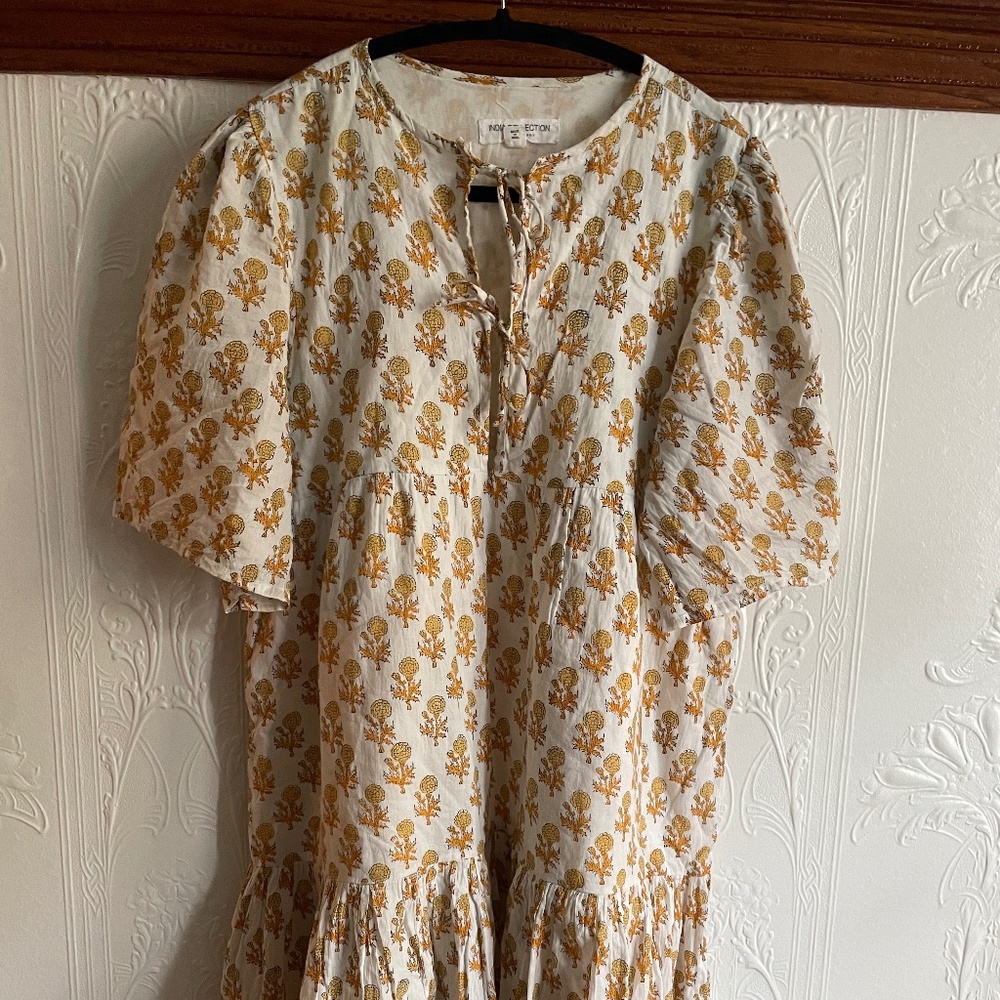 Emerson Fry India collection hand block printed dress